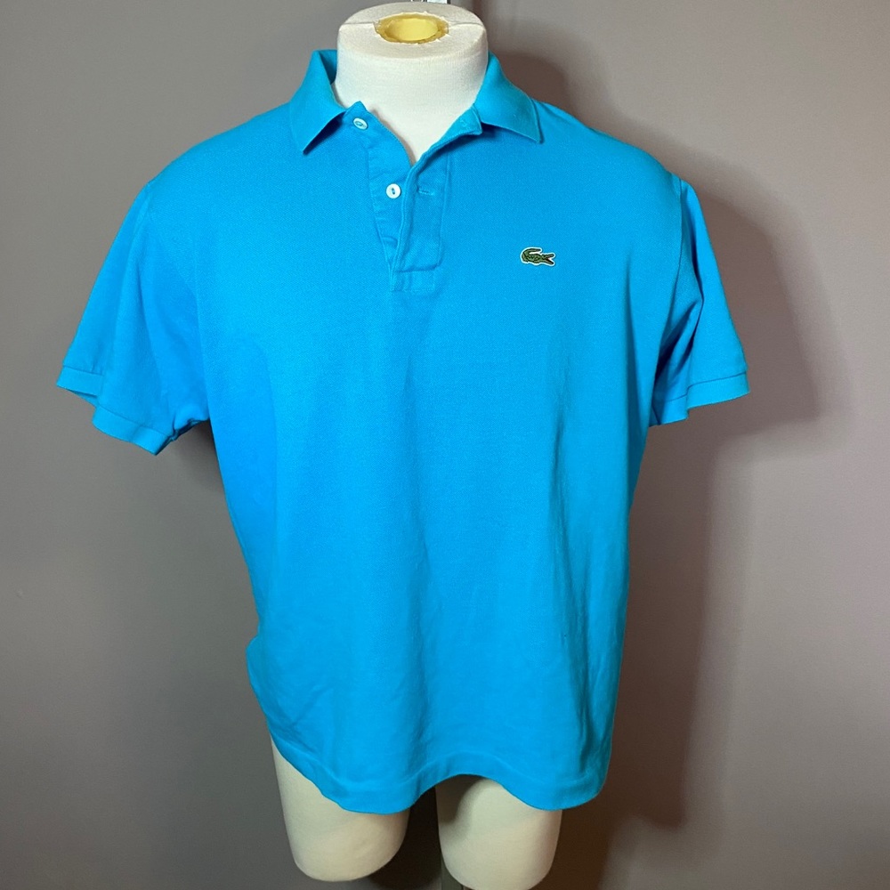 Blue Lacoste polo shirt 6